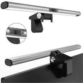 Lampu Monitor LED Pelindung Mata Baca Kontrol Sentuh, Bar Lampu Monitor USB Layar PC/Laptop Komputer dengan Webcam HD 1080p