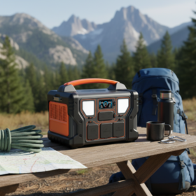 Générateur Solaire Portable d'extérieur avec Batterie Lithium, Station d'énergie de Stockage d'énergie à Onde Sinusoïdale Pure Haute Capacité 1000W