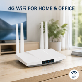 JIMI 4G LTE Mobile Hotspot Router 300Mbps Dual Band Wifi 6 Portable with VPN and QoS CE Certified 802.11ax