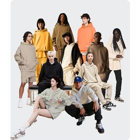 Venta al por mayor 360gsm peso pesado 80% algodón 20% poliéster pesado Sudaderas conjunto para streetwear