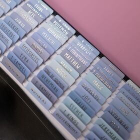 Hersteller Laminierung 3D Goldfolie Custom Index Bibel Tabs für Frauen und Mann