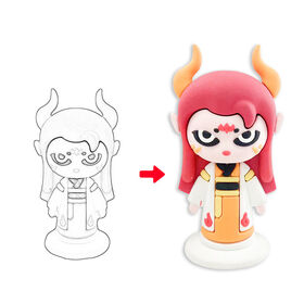 Maßgefertigte PVC-Cartoon-Figur, Sammlerpuppe OEM ODM, Kundenspezifisches Charaktermodell für Werbegeschenke