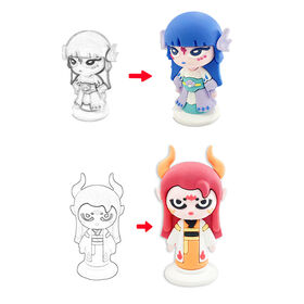 15cm PVC Dekorationsfigur Spielzeug, Massives Kunststoff Cartoon Puppenmodell, Tischdekoration für Zuhause und Büro für Erwachsene und Kinder