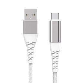 OEM &amp; ODM USB A para Lightning Cabo Carregamento rápido Cabo Super Forte X Forma SR e trança Revestimento de cabo de polietileno