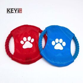 Factory Cotton Rope Flying Saucer Dog Cat Toy Dog Game Flying Discs Resistant Chew Puppy Training Interactive Pet Supplies