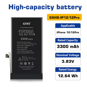 Batería de Repuesto OEM de Alta Capacidad de Cobalto Puro para iPhone 12 3300mAh Li-ion Certificada para Reparación de Teléfonos Móviles