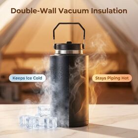 60oz Sport-Isolierkrug mit austauschbarem Wasserreservoir für COKAFEGO CF01 Kaffeemaschine, 0,6 mm dicker Edelstahl