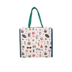 Faltbare Geschenkbox nach Maß mit Stofftragegriff, tragbare Pappbox für Babyprodukt-Set, Einzelhandelsverpackung