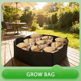 Non Woven Fabric Raised Garden Bed Divided Grow Bag
