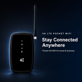 جهاز توجيه محمول قابل للتخصيص 4G LTE JIMI 150Mbps متعدد CPU يدعم مودم VSIM