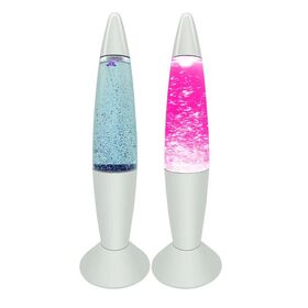 Atacado Moderna Lâmpada de Lava LED Glitter 14,5 Polegadas Efeito Tornado com Luz RGB de Mudança de Cor