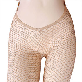 Cutout Glitter Fishnet Stockings Nightclub Stage Legwear Apparel
