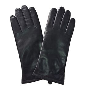 Cashmere Lining Leather Touch Screen Smartphone Compatible Gloves