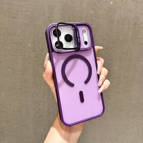 Factory TPU+PC Magsafe phone case with camera guard stand