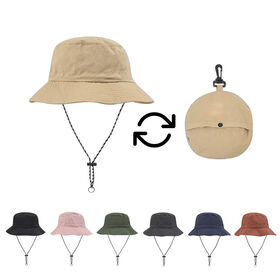 Wholesale Bucket Hat Cotton Quick Dry Waterproof Outdoor Sports Men Custom Logo Hats