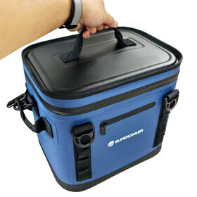 Ultra-Insulated Soft Cooler Bag SUPERCOOLER for Outdoor Adventure Leak Proof Airtight 48 Hour Cold Retention