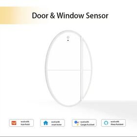 Sensor Pintu/Jendela Zigbee Tuya CR2032 Mini Grosir - Baterai 2 Tahun untuk Keamanan Rumah Pintar