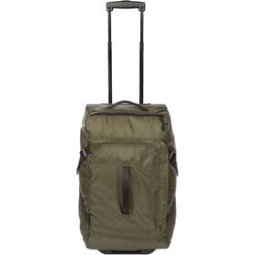 330D Ripstop Nylon Travel Duffle Bag U-Shaped Zipper Smooth Wheels Reinforced Handles Compression Straps