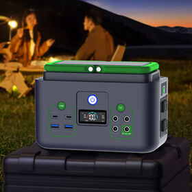 Station d'Énergie Portable Mini YABO 200W pour Extérieur 192Wh Source d'Alimentation Multifonctionnelle avec Écran LCD pour Camping et Travail Mobile