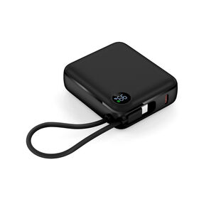 Best Power banks PD20W Fast Charging Power Bank with Lanyard 10000mah Power Bank Portable Fast Charger Small Mini Logo hot