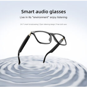 Lunettes Audio Intelligentes OEM/ODM avec Lecture de Musique, Appels Mains Libres, Assistant Vocal, Étanche IP65 et Longue Durée de Batterie pour un Usage Quotidien