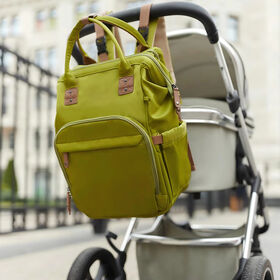 2-in-1 Waterproof Diaper Backpack with Changing Station for Baby Daily Outdoor Travel