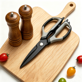 Multifunctional Anti Slip Stainless Steel Kitchen Scissors