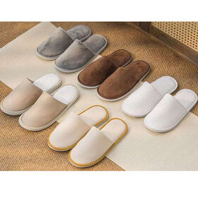 Anti Slip Disposable Hotel Slippers Professional Room Service Guest Interior Footwear