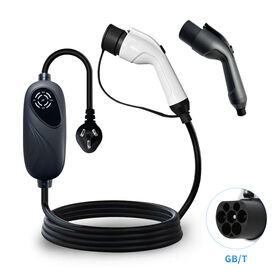 Station de Recharge Portable pour Véhicules Électriques GB/T 16A 3.5kw 5m ou Personnalisée - Chargeur de Voiture Électrique pour la Chine