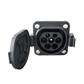 Estación de Carga para Vehículos Eléctricos 16A/32A - 1 Fase/3 Fases, Enchufe Tipo 2 IEC62196-2, Toma para Coche, Longitud de Cable Personalizable