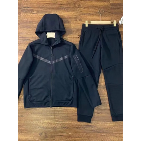 Ensemble de Survêtement Tech Fleece Deux Pièces, Sweat à Capuche Confortable et Short en Molleton, Pantalon de Sport pour Hommes et Femmes, Basketball et Football