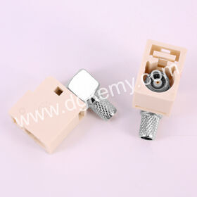 FAKRA R/A Connector, Fakra SMB Female Right Angle Jack Crimp Conn Code B Cream White for RG58 LMR195 LMR200 Cable, Manufacturer