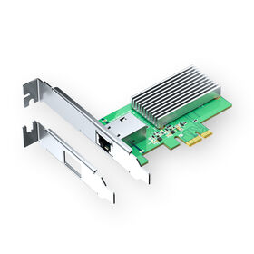 Adaptateur Réseau XikeStor 10G RJ45 PCIe 4.0 x1, Realtek RTL8127AT, Faible Latence et Ultra-faible Puissance de 1.9W pour NAS, Station de Travail et Serveur