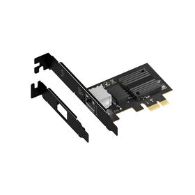 Carte Réseau PCIe XikeStor 2.5G, Puce Intel I226-V, Auto-Négociation 100M/1G/2.5G, Compatible PCIe X1/X4/X8/X16