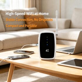 JIMI CAT 4 150Mbps LTE Mobiler Router CE-zertifiziert, tragbarer WiFi-Hotspot mit Multi-Core-CPU und HSUPA-Unterstützung