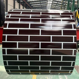 Brick pattern printed Prepainted Galvanized steel coil for exterior wall decoration