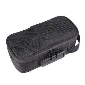 Bolsa Oculta Antiolor Personalizada con Cerradura de Combinación de 3 Dígitos, Forro de Filtro de Carbón Activado, Interior Dividido, Estuche de Almacenamiento Portátil