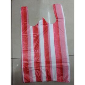 Custom Logo HDPE Vest Bags - HDPE/LDPE Plastic Shopping Bags for Supermarket & Retail Use