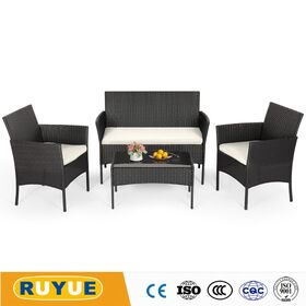Fabrikneuer Rattan-Stuhl Gartenmöbel, Outdoor-Möbel-Set, Rattan-Ess- und Terrassenstühle für Balkon