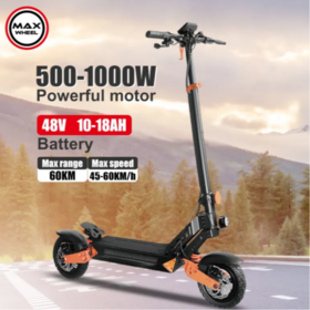 Maxwheel D2 Off Road E Scooter for Adults, Customizable 500W / 1000W Powerful Motor, Fast Speed Electric Scooter Factory Wholesale