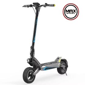 500W Motor Maxwheel T2 Off-Road Electric Scooter, 48V Optional Lithium Battery, Fat Tire Foldable Long Range E Scooter