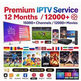 Premium IPTV 12 mois D'abonnement Trex Forte 8K IPTV Stable Test Gratuit IPTV Mega NEO 4K Diamant Promax IPTV Revendeur Panneau