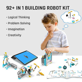 Makerzoid Smart Robot 72-en-1 Jouets à piles STEM Jouet éducatif pour les enfants