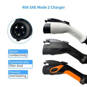 Chargeur Portable pour Véhicule Électrique 32A 7kW Certifié CE J1772 OLED Courant Réglable OEM