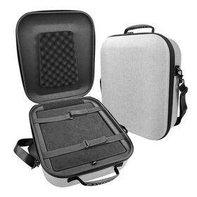 Estuche Rígido de EVA para Cámara, Bolsa Organizadora de Fotografía Impermeable y a Prueba de Golpes con Inserto de Espuma, Asa y Correa para el Hombro