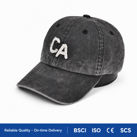 Wholesale Custom Washed Baseball Caps | Distressed CA Embroidery Hats | OEM ODM Vintage Streetwear Headwear Supplier