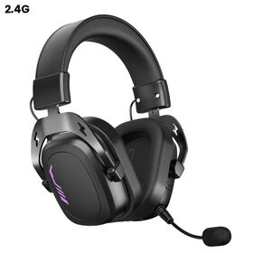 Headset Gamer J26 Baixa Latência 6.0 2.4G Sem Fio Over-Ear com Microfone ENC para PC Gamer