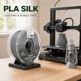 2026 Sting3D 1.75mm PLA Silk 3D Printer Filament 1KG Silky Glossy 0.02mm Clog Free Bubble Free for Creality Vases Art Models