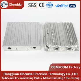 Custom CNC Machined Aluminum Heat Sink Housing for Electronic Power Equipment