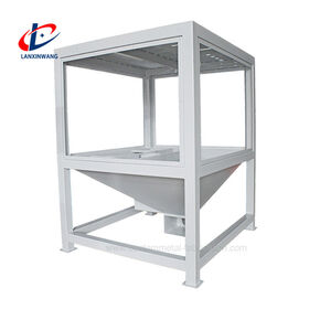 Custom Metal Fabrication Hopper Frames for Material Storage and Discharge Equipment